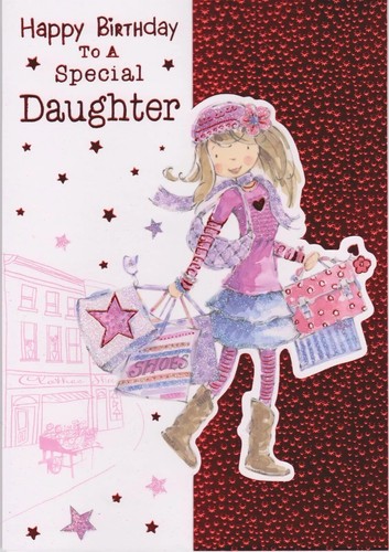 Daughter ~ To A Wonderful Daughter ~Birthday Card ~ Choice Of Design - Picture 40 of 53