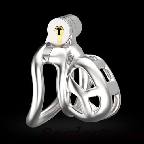 316 Stainless Steel Python 3D Printed Mamba Cage Ring Male Cobra Chastity Device - Picture 3 of 28