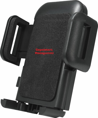 Universal Handy Smartphone Halteschale verstellbare Breite 4 Krallen Raster HR