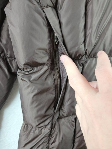 The North Face Womens Brown Metropolis Parka Goose Down Puffer Coat Size Small S - Picture 8 of 18