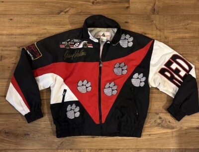 NASCAR ジャケット Vintage 90's Windbreaker Jacket Racing Nascar Red Dog #8 Kenny