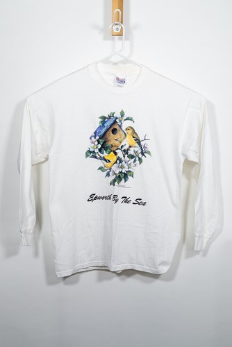 Weißes Epworth By The Sea Damen Langarm T-Shirt L - Bild 1 von 2