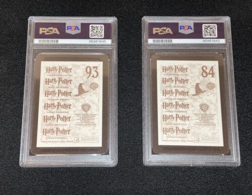 2001 PANINI HARRY POTTER THE PHILOSOPHERS'S STONE STICKER HERMIONE & RON PSA 9 - Picture 2 of 2