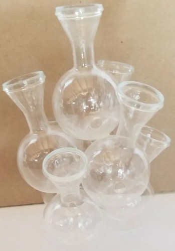 Vintage Glas Blumengesteck VII 7 Vase Cluster - Bild 2 von 12