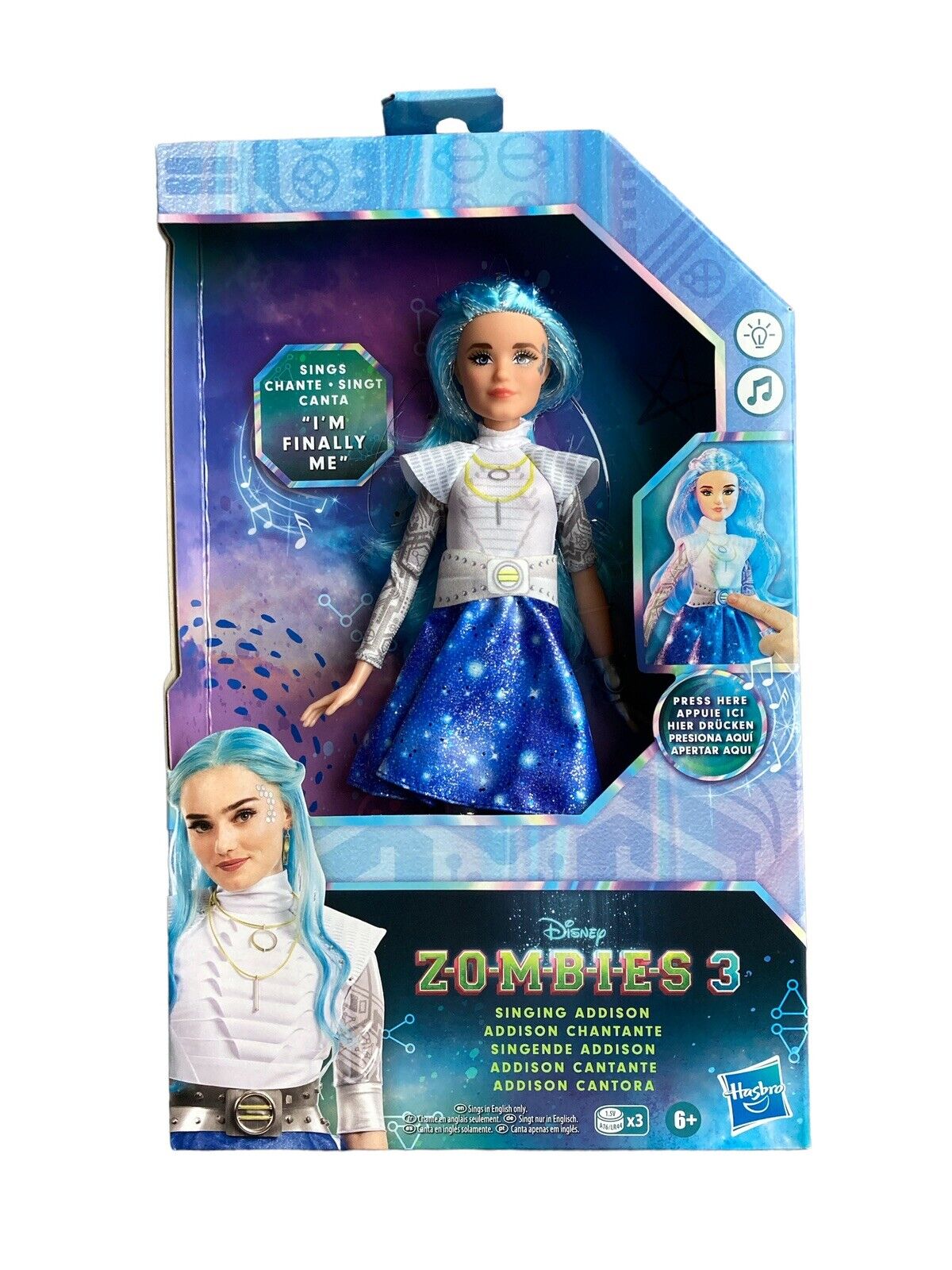 Disney Zombies 3 Singing Addison 12-Inch Doll [Lights & Sounds]