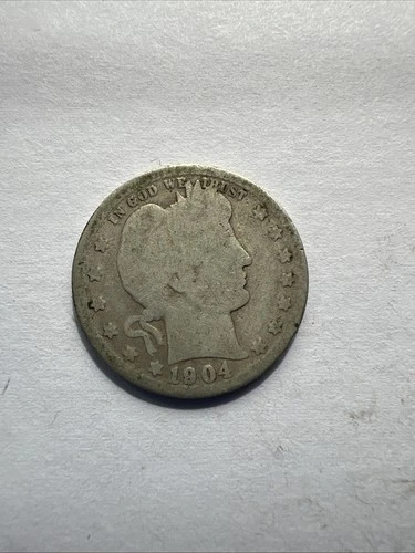 1904 0 Barber Quarter
