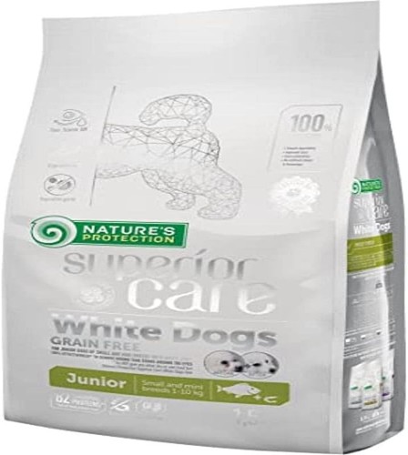 Nature s Protection Superior Care White Dogs Junior Small & Mini Grain Free