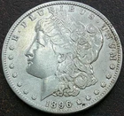 US 1896-O Morgan Dollar  **