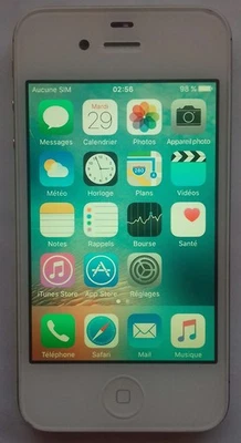 Apple iPhone 4S - 16 Go - Blanc Pour Pièces