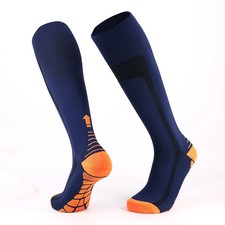 1 Pair Compression 20  30 mmHg Arrow Pattern Knee High Running Sport Stockings