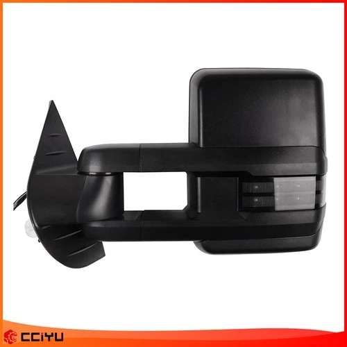 Tow Mirrors Power Heated Signal Puddle Clearance Light pair For 07-13 Chevy GMC