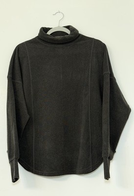 Varley Rainer Roll Turtle Neck Brushed Rib Knit Pullover Sweatshirt XS Extra Sm