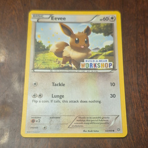 build a bear pokemon card Eevee (63/98) (Build Workshop Exclusive) [XY: Ancient Origins] Promo Retreat cost I have a build-a-bear pikachu