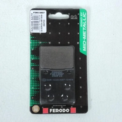 Plaquette de frein Ferodo pour Moto Suzuki 600 Gsf Bandit S/N 1995 à 2004 AR - Photo 1/4