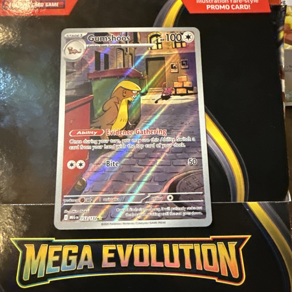 Gumshoos 153/132 Illustration Rare Pokemon Mega Evolution NM | eBay
