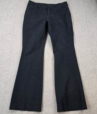 Old Navy Women's High Rise Pixie Flare Secret Smooth Pockets Black Pants Size 10