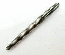 Pilot Custom Etched 18k 750 Solid White Gold M Nib fountain pen With Converter