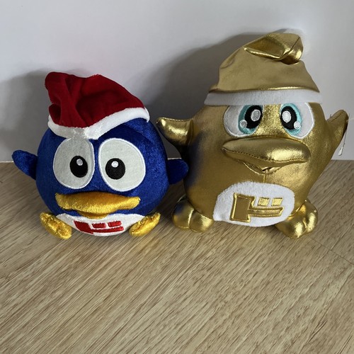 Donpen Plush Mascot Novelty Blue Gold 6” Bundle