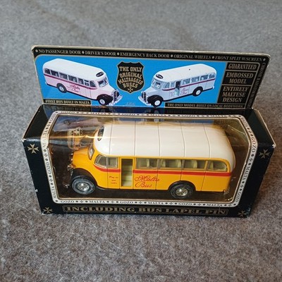 Leaf Ltd. Malta Bus Bedford OB Coach Die-cast. Vintage Vehicle. Boxed.