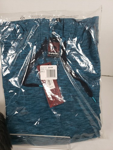 Y2K Tony Hawk Hoodie L Brand New With Tags 60 Cotton 40 Polyester Teal Strips
