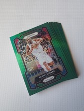 2023-24 Panini-Prizm Basketball Green Prizm - Green Wave - Ruby Wave Parallels