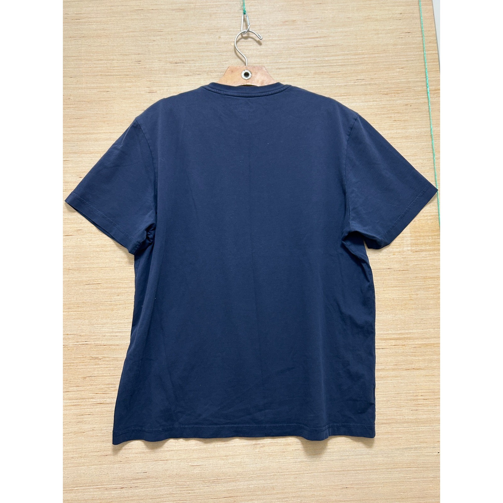 Lacoste Mens Short Sleeve Crew Neck Cotton T-Shirt Navy Blue Small Logo Tee thumbnail 4