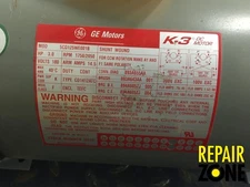 3 HP 1800/3600 RPM GE DC MOTOR *LIQUIDATION*