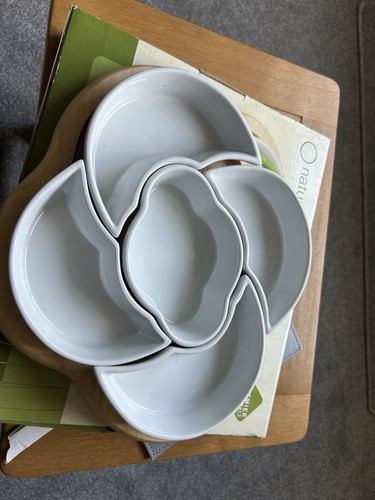 ceramic xmas snack tray platter - Picture 2 of 3