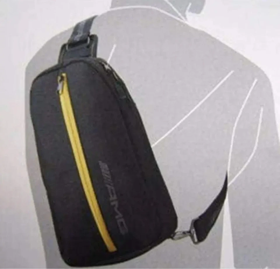 Bolso de hombro Mercedes-Benz AMG ONE bolso de carrocería negro raro nuevo FS Foto 2 de 4