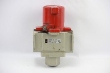 SMC NVHS5500-N06-X116 Lock Out Valve Shut Off 3-Port Relieving 3/4" Input - USED