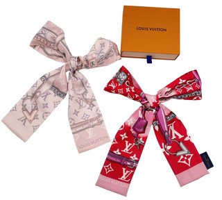 Louis Vuitton Bandeau Confidential Silk Scarf M76103/M70637 2PCS W/Box V070064