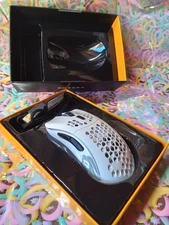 Glorious PC Gaming Race Model D Wired Gaming Mouse - Glossy White (G-WHITE)