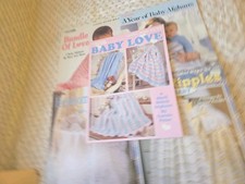 Lot Of 5 Baby Afghan Crochet Patterns Leisure Arts Lot 20