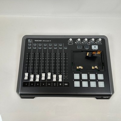 TASCAM MixCast 4 4-Channel Podcast Mixer; AS-IS