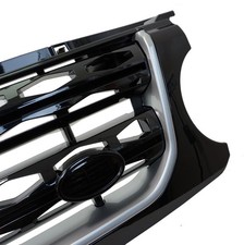 Black+Silver 2014 style front grille for Land Rover Discovery 4 2010-2013