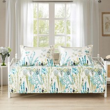 Twin Daybed Cover Set Floral Daybed Bedding 3 Piece Reversible Cozy Day Bed C...
