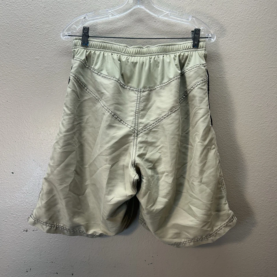 Shorts de mountain bike Canari masculino tamanho G bronzeado elástico cintura camurça almofada ciclismo - Imagem 4 de 4