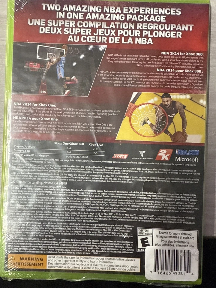 XBOX ONE XB1 NBA 2K14 Video Game Code SUPER FAN PACK 2014 basketball kobe - Image 2 of 3