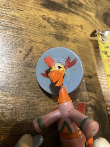 Panchito Pistoles Wooden Toy 3 Caballeros Walt Disney Donald Duck Movie RARE - Picture 5 of 9