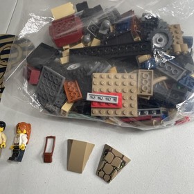 Lego Pharaoh's Quest 7325 Cursed Cobra Statue w/ 3 Minifigs **Incomplete**