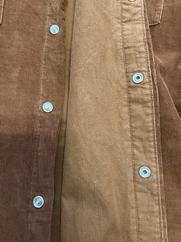 Banana Republic Men Chestnut Corduroy Pearl Snap Western Yoke Shirt|Sz:L 16-16.5 - Picture 19 of 23