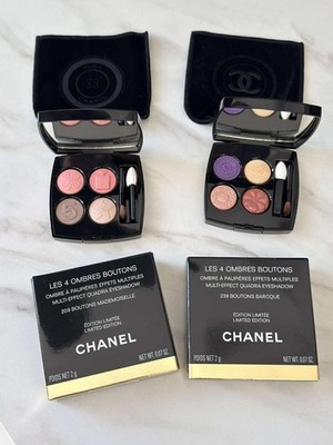Neu CHANEL Les 4 Ombres Boutons Lidschatten Palette 209 und 239, LIMITED EDITION