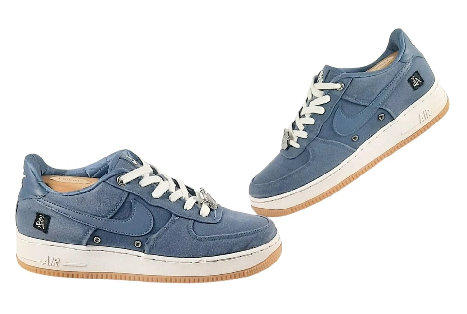 Nike Air Force 1 низкий West Coast Лос-Анджелес синий Sz 7Y женщин Sz 8,5 (F4434-497) - Изображение 2 из 4