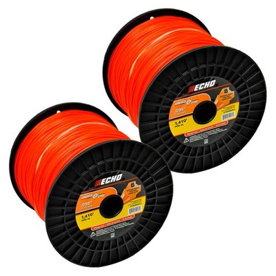 (2) 5Lb Spool Roll Genuine Original Echo Cross-Fire 095 Trimmer Line 316095053 