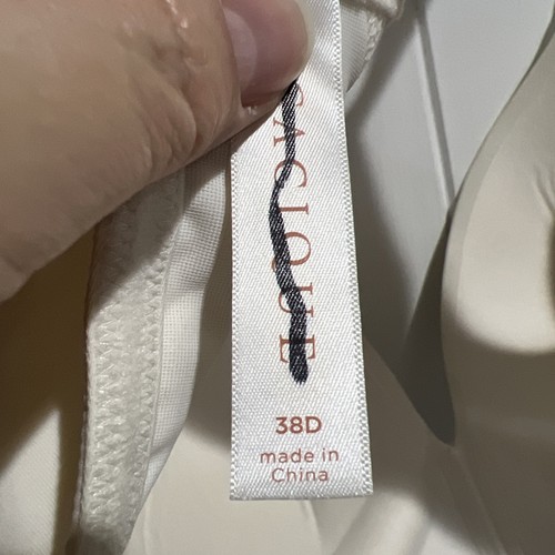 Sujetador Cacique Simplemente Sin Alambres Comodidad Sumergible Forrado Soporte Lane Bryant Blanco 38D - Imagen 12 de 15