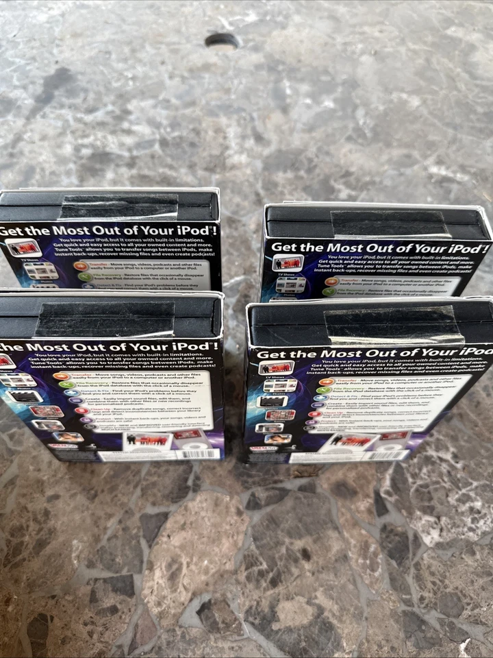 Lote De 4 Herramientas ValuSoft Tune iPod Edición Multimedia para PC Mac Herramientas Antiguas Nuevo Foto 3 de 3