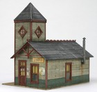 HO scale FOS Scale Models Kit of the Month #27 Juniper Depot built and weathered — photo 5