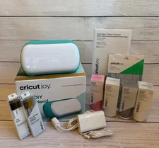 Cricut Joy Machine Bundle with Original Box Mats Smart Vinyl Pens Smart Label 