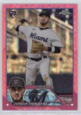 2023 Topps Chrome Logofractor Edition Pink Refractor 71/199 Jordan Groshans 1dl2