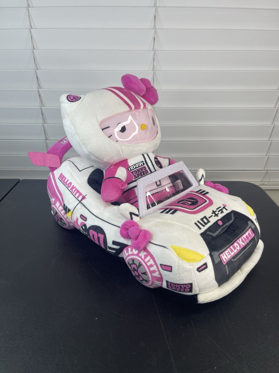 Hello Kitty Tokyo Speed Racer 13” Plush Toy Kidrobot Sanrio 2022